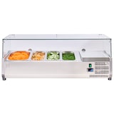 thumbnail of METRO PROFESSIONAL Vitrine refrigerada GHS1120, vidro/ aço inoxidável, 120.5 x 46 x 39.5 cm, 40 L, refrigeração por ventilação, 180 W, prateado