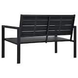 thumbnail of Helloshop26 - Banc de jardin meuble de patio d'extérieur terrasse 120 cm pehd noir aspect de bois 02_0011206