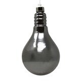 thumbnail of Weihnachtsglühbirne mit Batteriebetrieb in transparent glatt H 15cm