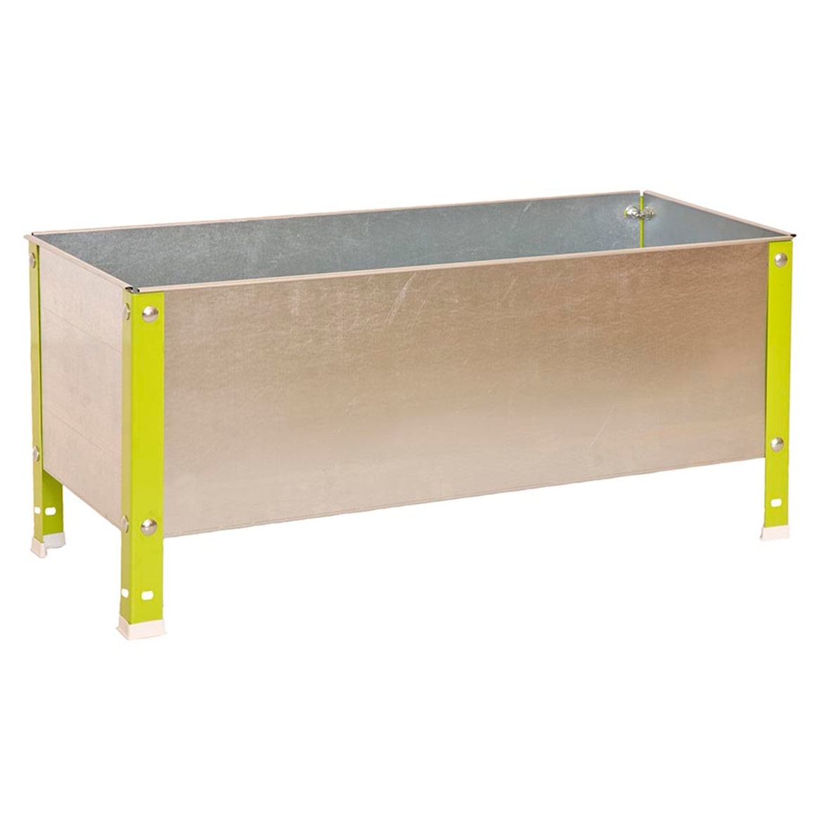 Horta urbana de 140 litros de capacidade verde/galva 410x900x600 mm (Altura x Largura x Profundidade)