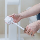 thumbnail of Relaxdays WC Bürstenkopf im 5er Set, lose Toilettenbürsten 9,5 mm Gewinde, Ersatzbürstenkopf Durchmesser 7 cm, weiß