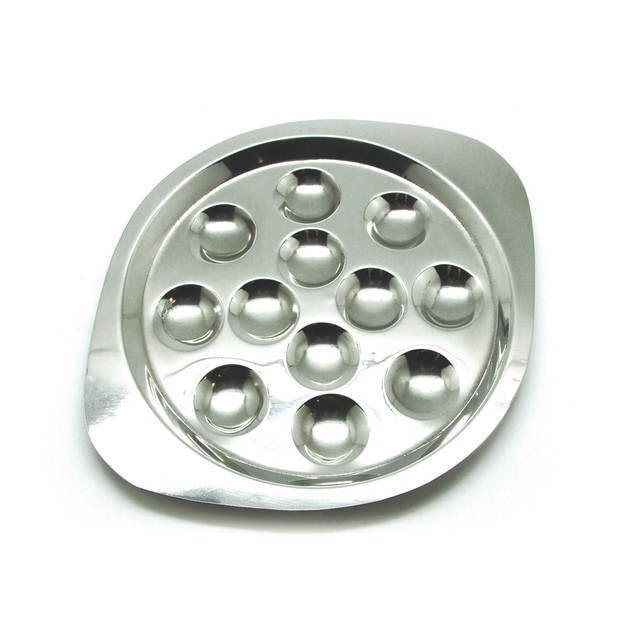 Hostelnovo - Plato para caracoles con 12 huecos