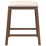 thumbnail of chaises de bar avec coussins 2 pcs marron bois massif d'hévéa Modèle Apex Cuisine
