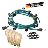 thumbnail of Illu- Party Garten Lichterkette Außenlichterkette 5m grün 5 LED Edison Filament