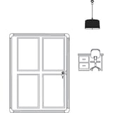 thumbnail of magnetoplan Schaukasten SP, 4 x DIN A4, Innenbereich