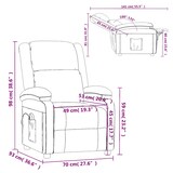 thumbnail of vidaXL Massagesessel Rot Kunstleder