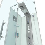thumbnail of Duschkabine Komplettdusche Fertigdusche Dusche D38-10L1 90x90 cm ohne 2K Scheiben Versiegelung