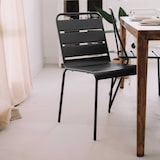 thumbnail of Sedia in metallo antracite