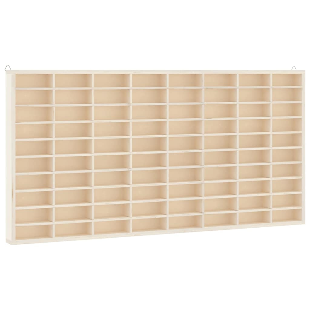 vidaXL Houten verzamelvitrine met 80 vakken 80x4,5x40,5 cm