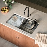 thumbnail of Egouttoir à vaisselle Sinkin chrome et noir Umbra