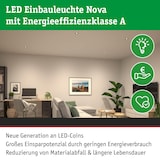 thumbnail of Paulmann LED Einbauleuchte Nova Coin 3er-Set   rund 84mm 50° 3x2,8W 3x505lm 230V  4000K Weiß matt 92455