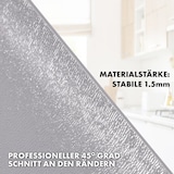 thumbnail of KARAT Tischfolie Empire mit abgeschrägter Kante Hellgrau 80 x 230 cm