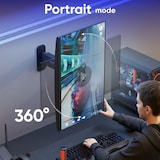 thumbnail of ONKRON Soporte Pared para TV y Monitor de 13 a 34 pulgadas, hasta 8 kg, VESA 75x75 y 100x100, Inclinado y Giratorio, G120-B Negro
