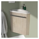 thumbnail of Ensemble lave-mains d'angle SKINO + vasque + armoire de toilette
