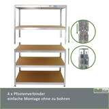 thumbnail of XXL Schwerlastregal 180x120x60 cm 875 kg Traglast Lagerregal Kellerregal