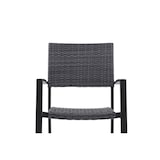 thumbnail of METRO PROFESSIONAL Cadeira de braços empilhável Balsario, alumínio/rattan PE, cinzento