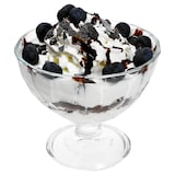 thumbnail of 12x DIAMOND Eisbecher mit Fuß 220ml klar bauchige Früchtebecher Dessert-Gläser