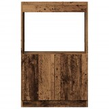 thumbnail of vidaXL Hoge kast 63x33x100 cm bewerkt hout oud houtkleurig