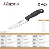 thumbnail of 3 Claveles EVO - Cuchillo de Cocina 13.5 cm Acero Inoxidable Mango Polipropileno