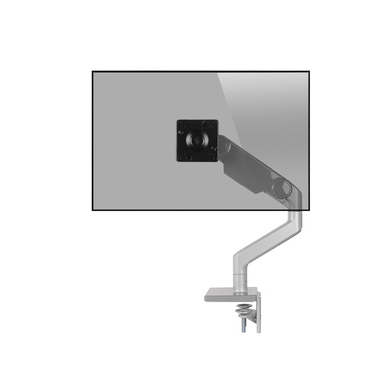Humanscale M8.1 Monitor Tischhalterung Klemme, schräg, silber (M81CMSBTB)