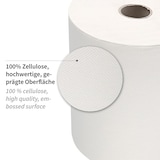 thumbnail of Papierhandtuchrolle 2-lagig Außenabwicklung Zellulose Weiss 6 Rollen Breite 22 cm 180 Laufmeter