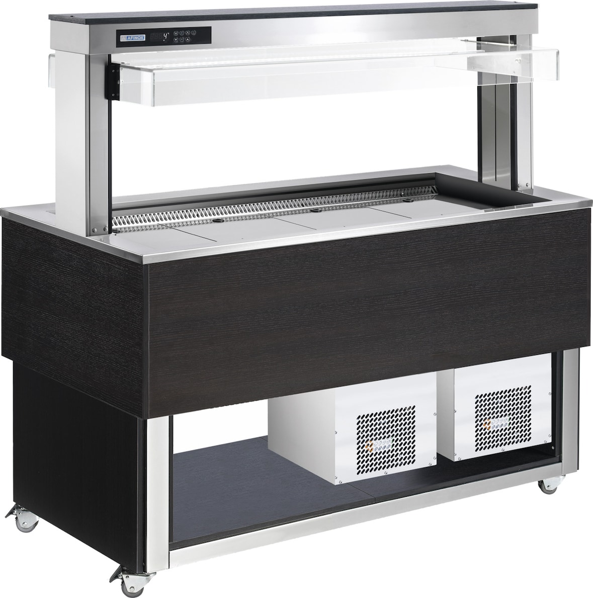cookmax Büfett-Insel Umluft-Kühlwanne 1169 mm