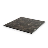 thumbnail of Plateau de table Compact MARBRO - HPL - Carré - Décor Marbre Noir D60 cm