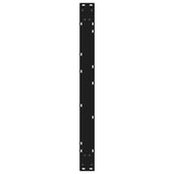 thumbnail of vidaXL Esstisch Beine 2 Stück Schwarz 90x(72-73,3) cm Stahl