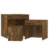 thumbnail of Set tafels 3 st. V2 gelamineerd hout | vidaXL: Kleur - gerookt eiken
