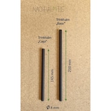 thumbnail of Trinkhalme, Strohhalme, braun, Papier, Made in Germany,  FSC-zertifiziertes Papier, 8 mm x 200 mm, im Karton je 250 Stück, aus eigener Produktion.