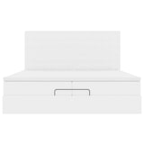 thumbnail of vidaXL Ottoman-Bett mit Matratzen & LEDs Weiß 200x200 cm Kunstleder
