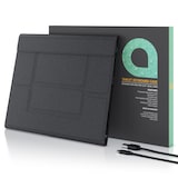 thumbnail of Aplic Bluetooth Tastatur kompatibel mit iPad Pro 12,9 Zoll - Gen 3 + 4 - 500 mAh Akku - inkl. Hülle - Tablet Keyboard kompatibel mit Apple Layout