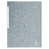 thumbnail of Exacompta 17110H 25x Elastomap Maxi Capacity met kleppen in glanskarton 425g/m2, 24x32cm voor formaat DIN A4, grijs