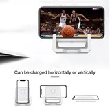 thumbnail of Chargeur Sans Fil Rapide 10W Support Téléphone Compatible QI Sécurisé Noir Blanc YONIS