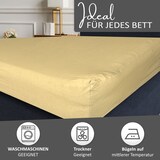 thumbnail of Spannbettlaken Boxspringbett 100% Baumwolle 180-200x220 cm Gelb