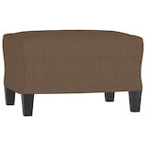 thumbnail of vidaXL Sessel mit Hocker Braun 60 cm Stoff