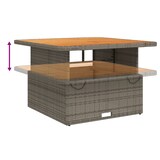 thumbnail of vidaXL 5-tlg. Garten-Lounge-Set mit Kissen Grau Poly Rattan