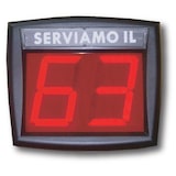 thumbnail of SABA CART display eliminacode LED a 2 cifre