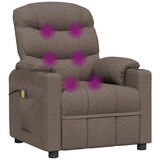 thumbnail of vidaXL Massagesessel Elektrisch Taupe Stoff