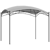 thumbnail of Outsunny cenador para jardín 3x2 m pérgola de jardín gazebo con cúpula elegante y estructura metálica impermeable para exterior terraza patio gris