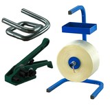 thumbnail of 16 mm Textil Polyester Umreifung Set Umreifungsband Abroller Bandspanner Klemmen