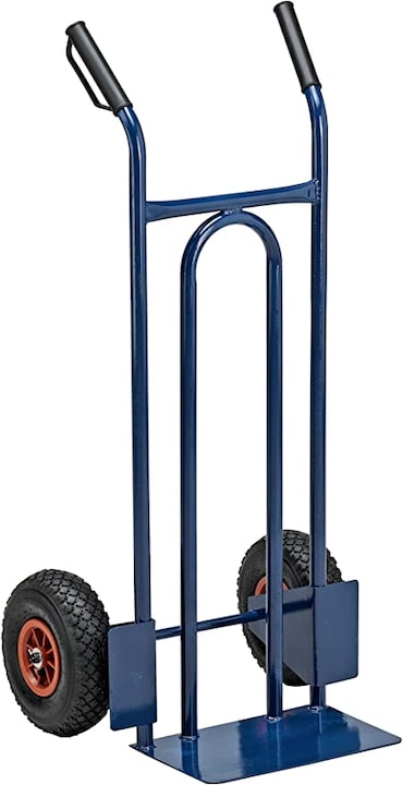 Garden Friend Carrello trasporto universale, Ruote pneumatiche, Portata massima 200 kg Blu