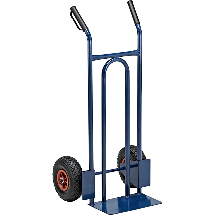 Garden Friend Carrello trasporto universale, Ruote pneumatiche, Portata massima 200 kg Blu