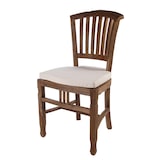 thumbnail of SIT Möbel Stuhlkissen | Bezug Canvas beige | mit Bändern | B 47 x T 44 x H 4 cm | 05998-00 | Serie ZUBEHÖR