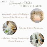 thumbnail of LAYBA 3er Set Künstliche Blauregen Girlande Weiß