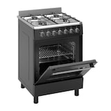 thumbnail of Wiggo WO-E609R(BX) Vrijstaande Gasfornuis - 60 cm - Zwart