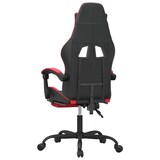 thumbnail of vidaXL Gaming-Stuhl mit Fußstütze Schwarz und Rot Kunstleder