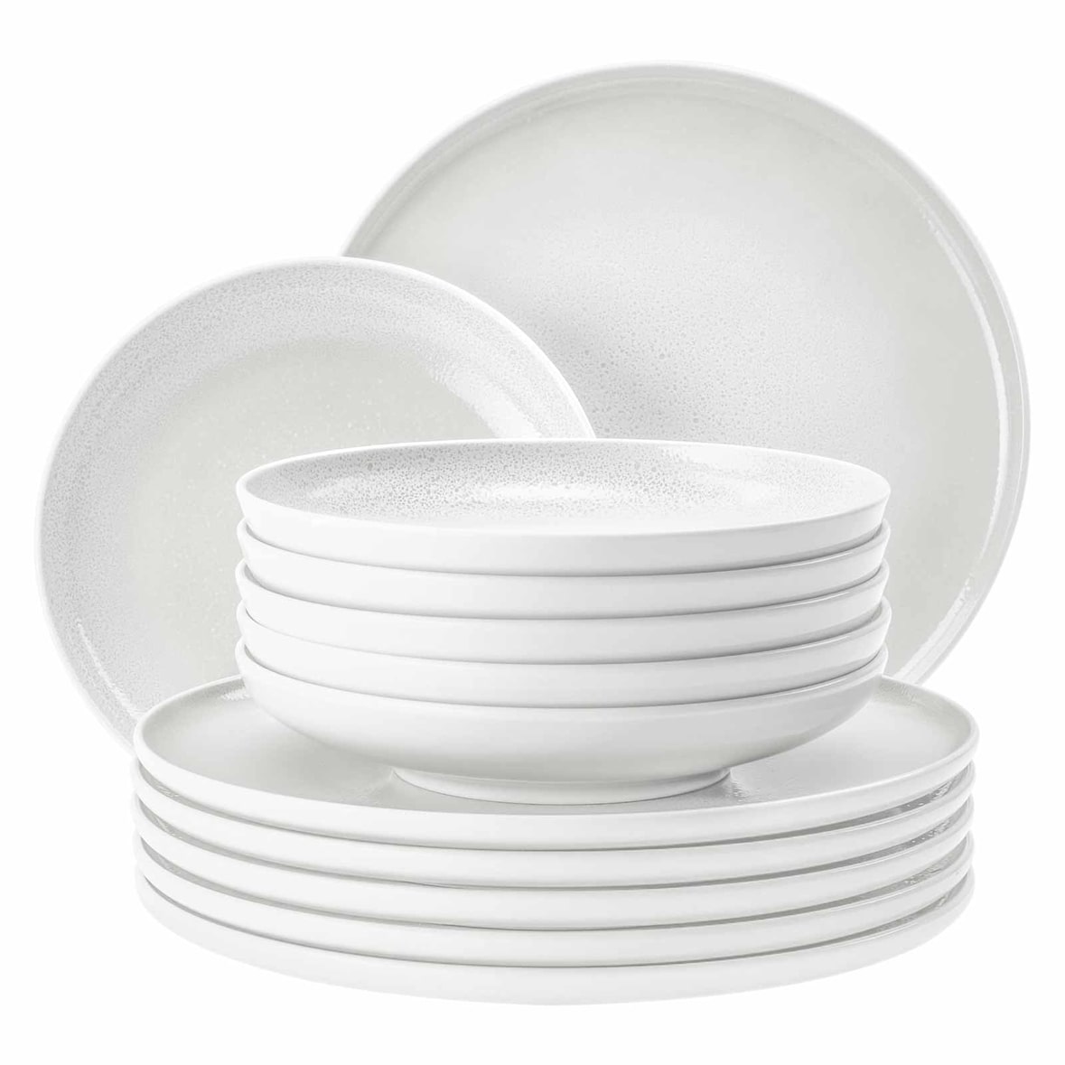 Seltmann Weiden Sento Home Tafelservice 12-teilig - Aura white