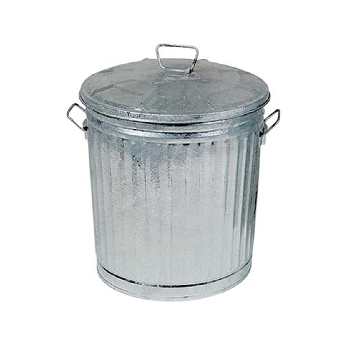 Contenedor de basura Biacchi de chapa galvanizada de 35 litros