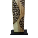 thumbnail of SalesFever lámpara de pie | estructura madera de acacia / pantalla lino | 40 x 20 x 171 cm | natural - blanco